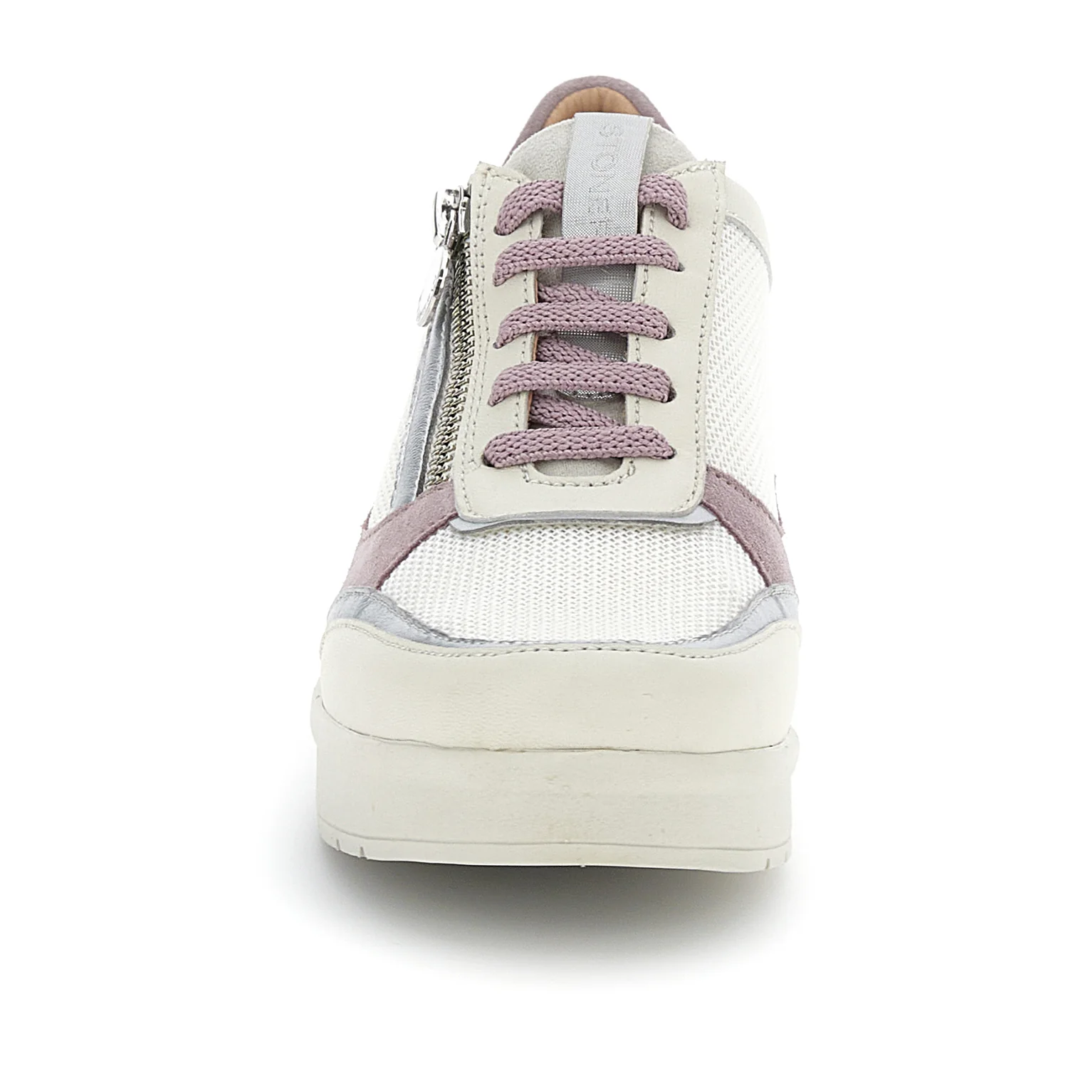 SCARPE ALLACCIATE CREAM 52 GRIGIO CHIARO - Image 4