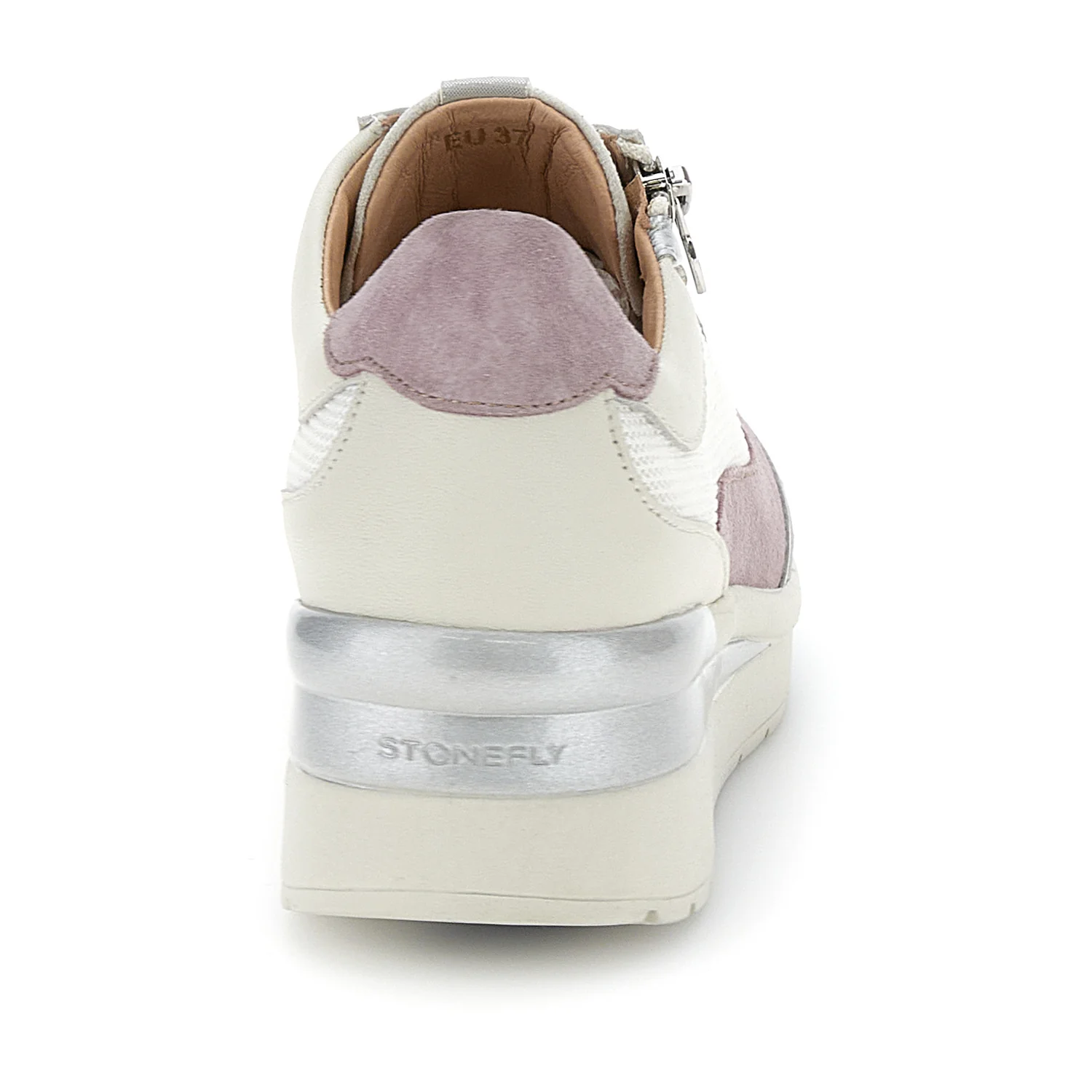 SCARPE ALLACCIATE CREAM 52 GRIGIO CHIARO - Image 5
