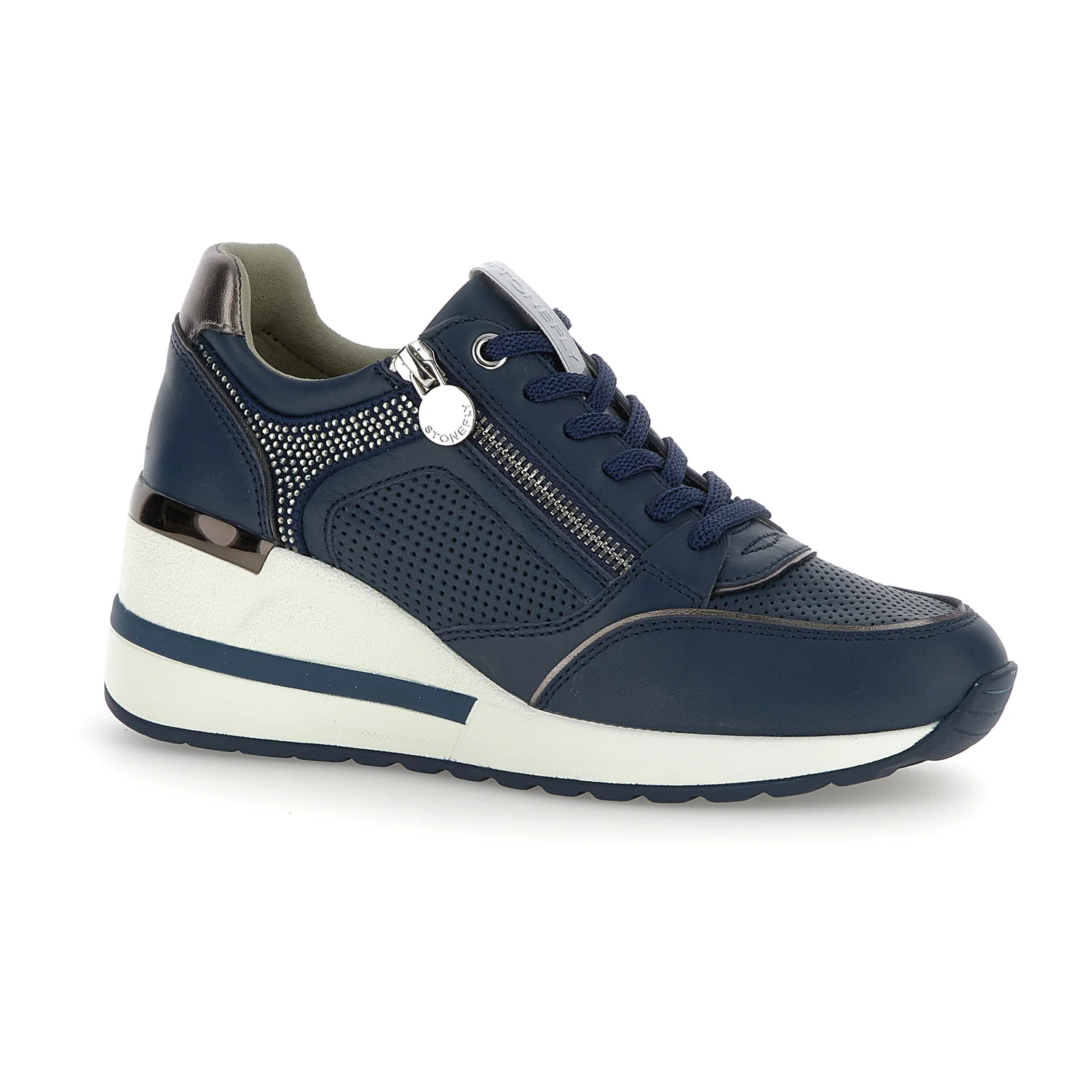 SCARPE ALLACCIATE MINA 1 BLU SCURO - Image 2