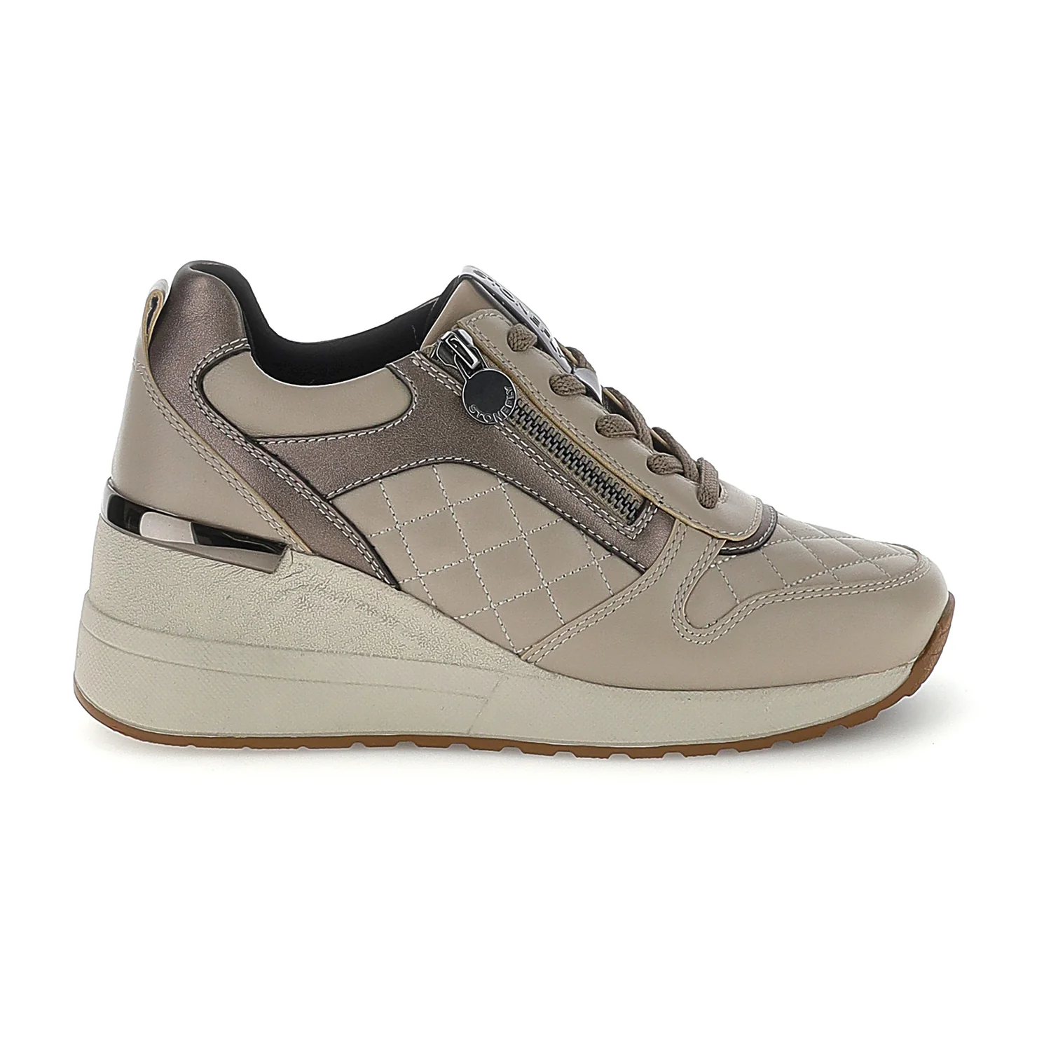 SCARPE ALLACCIATE MINA 3 GRIGIO CHIARO