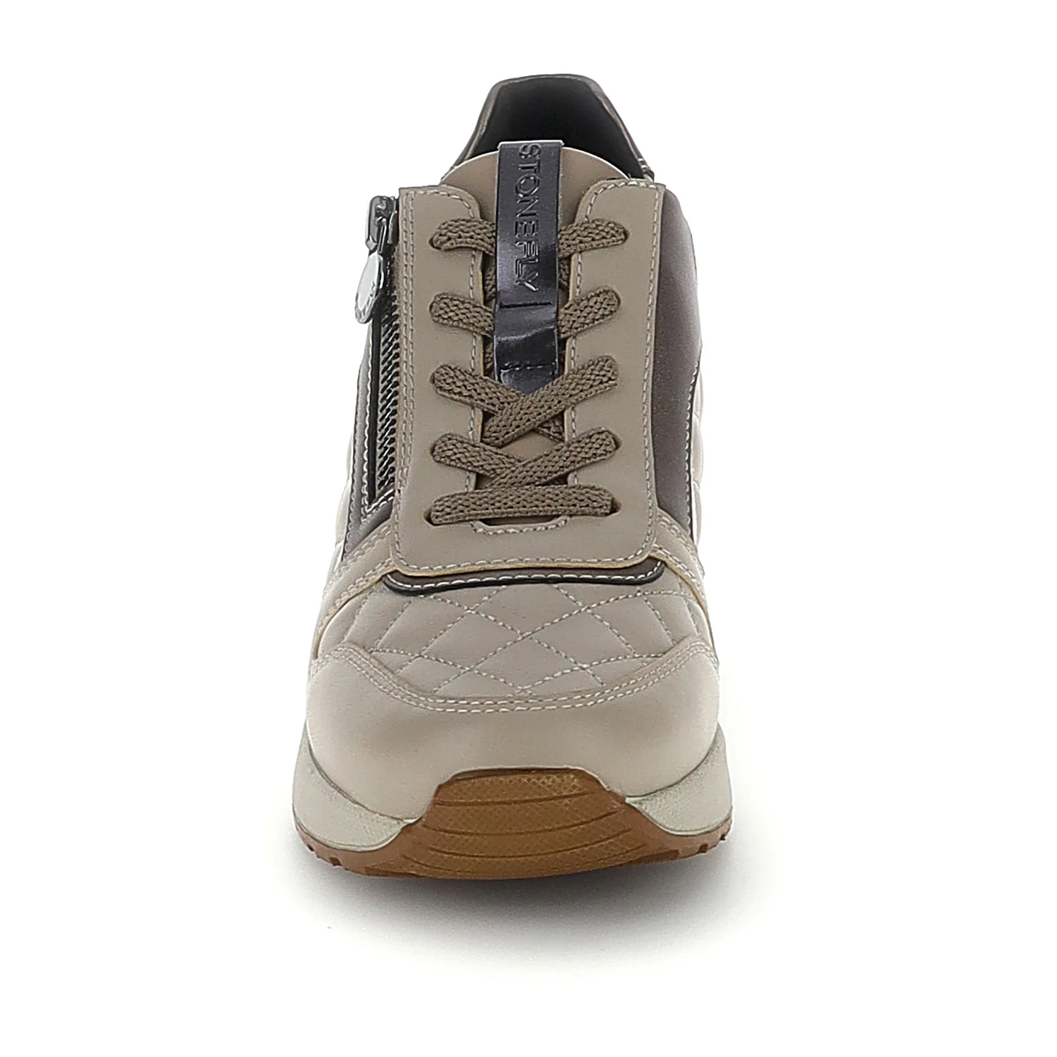 SCARPE ALLACCIATE MINA 3 GRIGIO CHIARO - Image 4