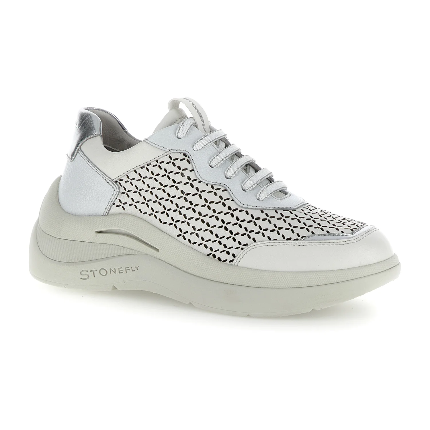 SCARPE ALLACCIATE ROCHA 8 BIANCO - Image 2