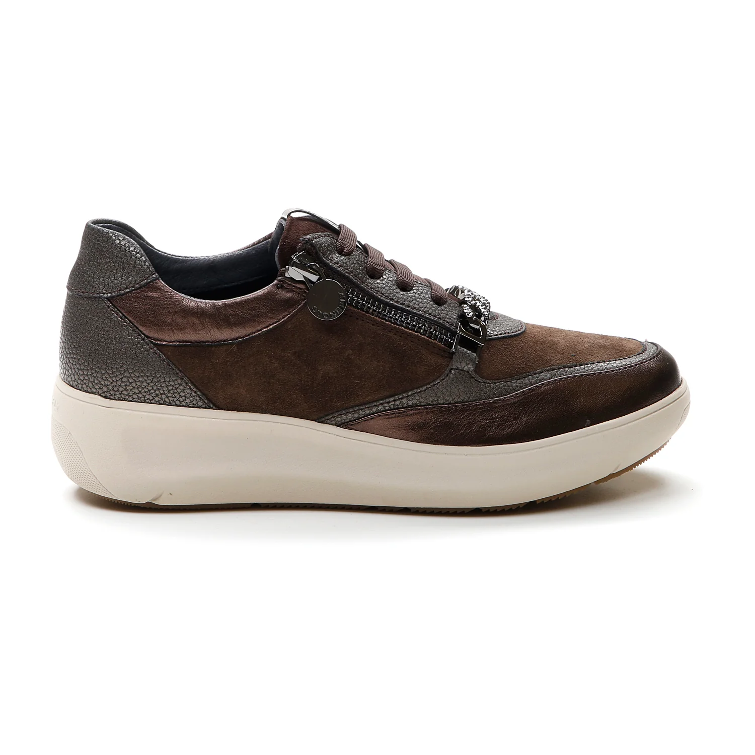 SCARPE ALLACCIATE ROCK 23 MARRONE SCURO