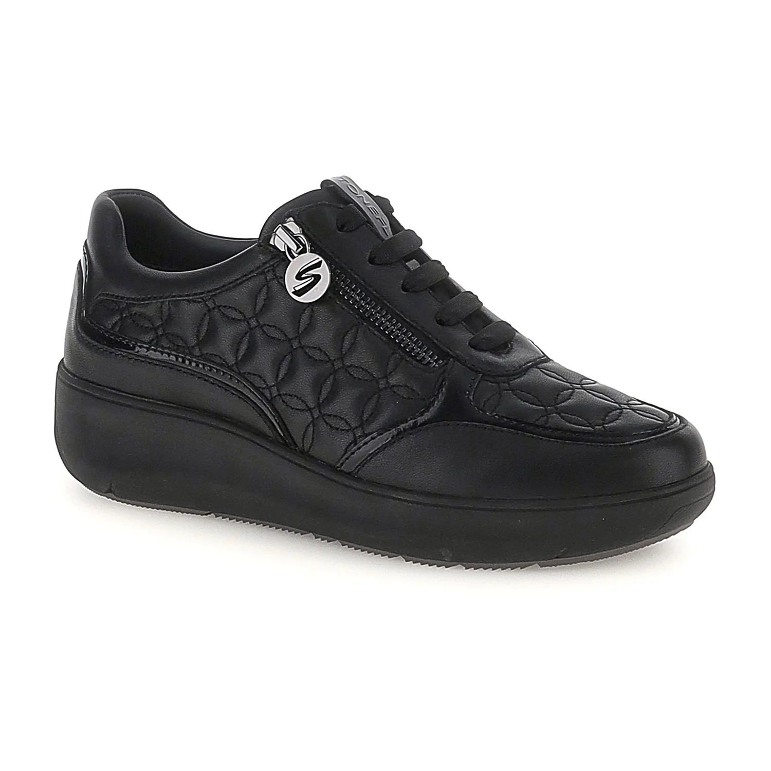 SCARPE ALLACCIATE ROCK 36 NERO - Image 2