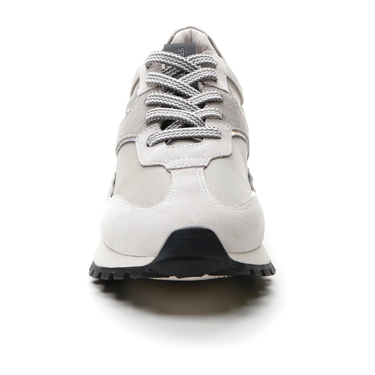 SCARPE ALLACCIATE SIMPLY LADY 4 GRIGIO CHIARO - Image 4