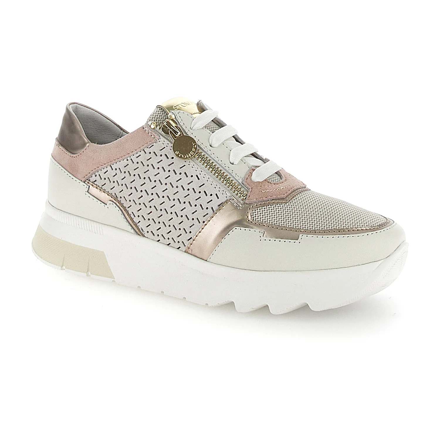 SCARPE ALLACCIATE SPOCK 40 GRIGIO CHIARO - Image 2