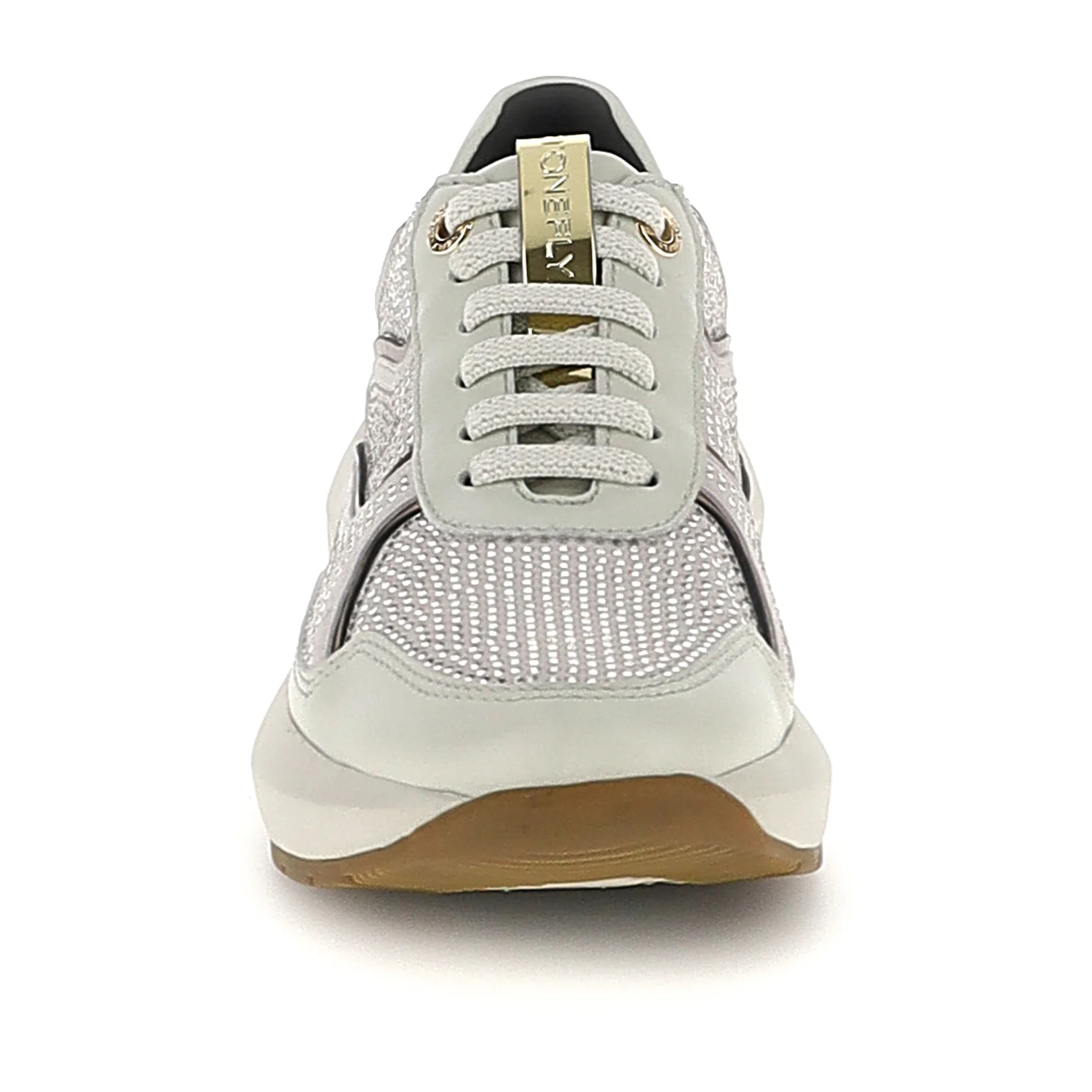 SCARPE ALLACCIATE TWINS 7 GRIGIO CHIARO - Image 4