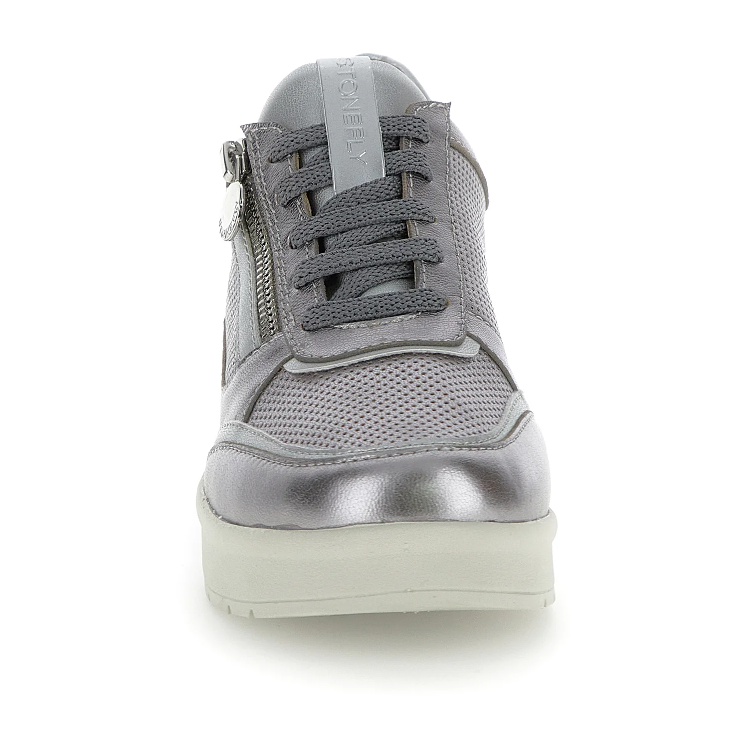 SCARPE CON CERNIERA CREAM 52 ARGENTO - Image 4