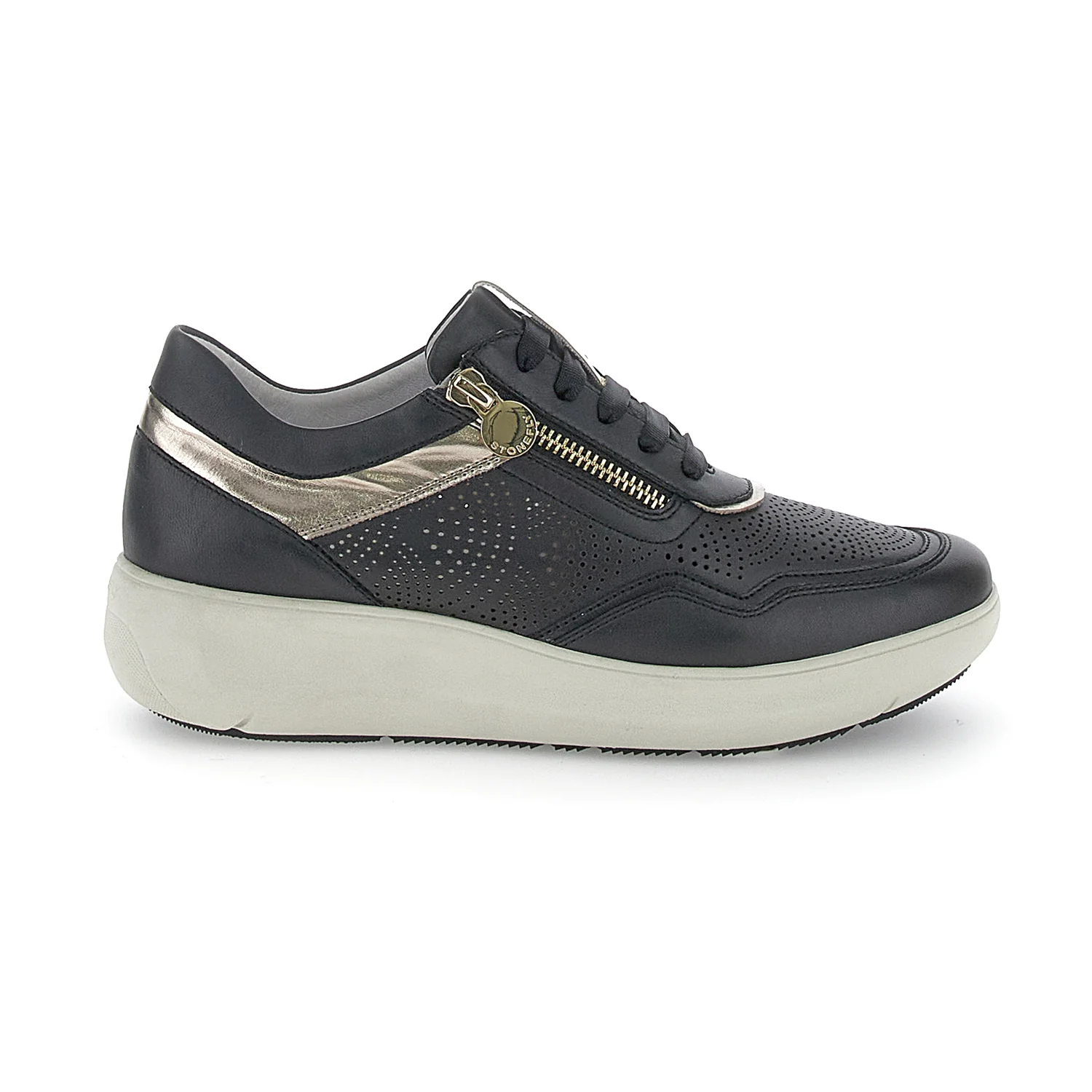 SCARPE CON CERNIERA ROCK 30 NERO