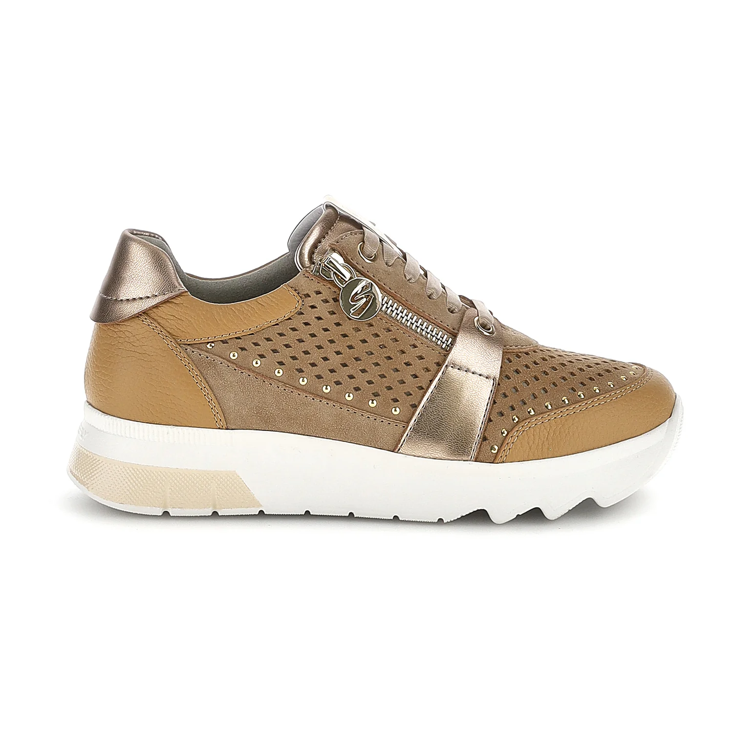 SCARPE CON CERNIERA SPOCK 47 BEIGE