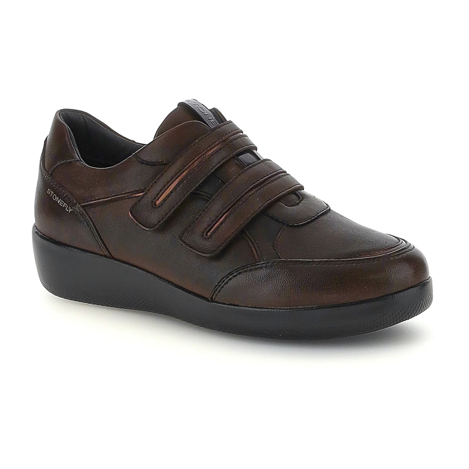 SCARPE CON STRAPPI PASEO IV 46 MARRONE SCURO - Image 2