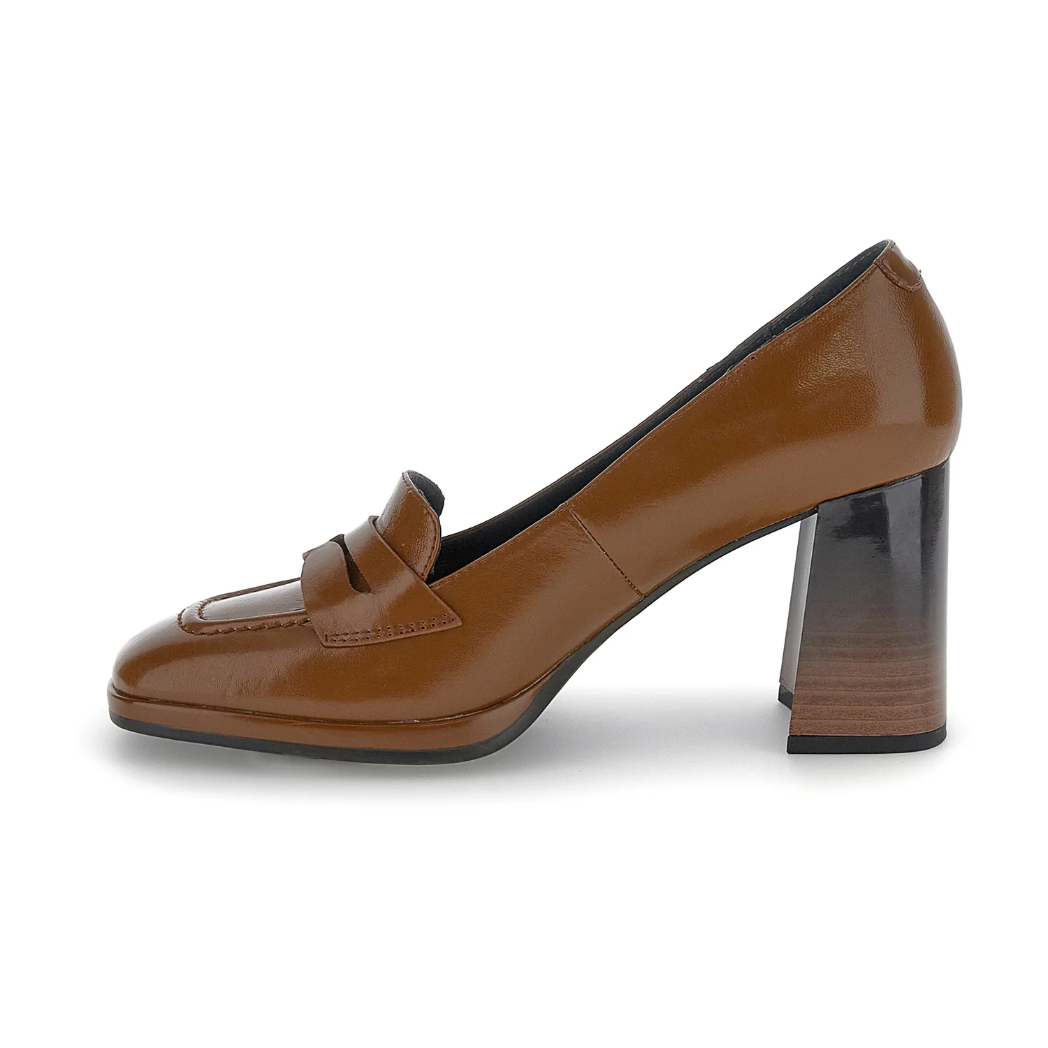 SCARPE CON TACCO BLANCA 3 MARRONE - Image 3